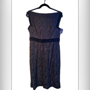 DVF diane von furstenberg sz 14 black lace dress